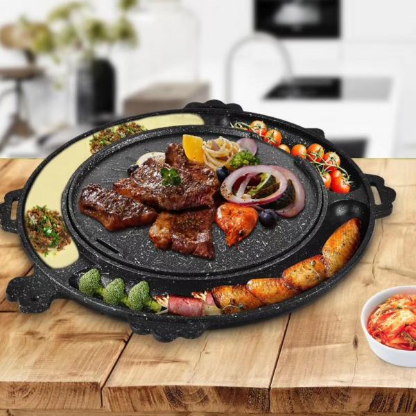 Cheese ring option bbq plate