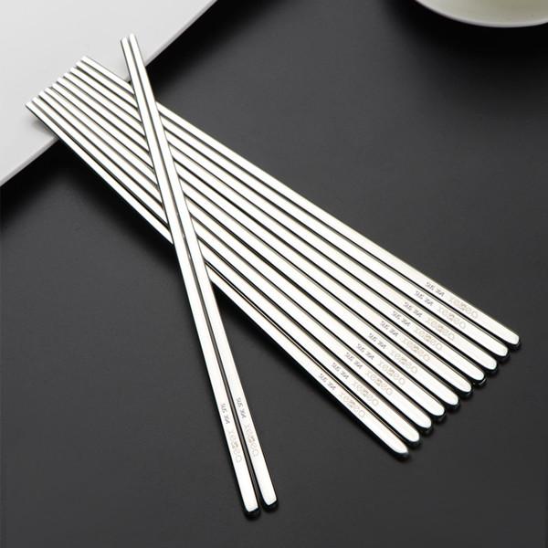 Luxury Korean Stainless Steel Chopsticks