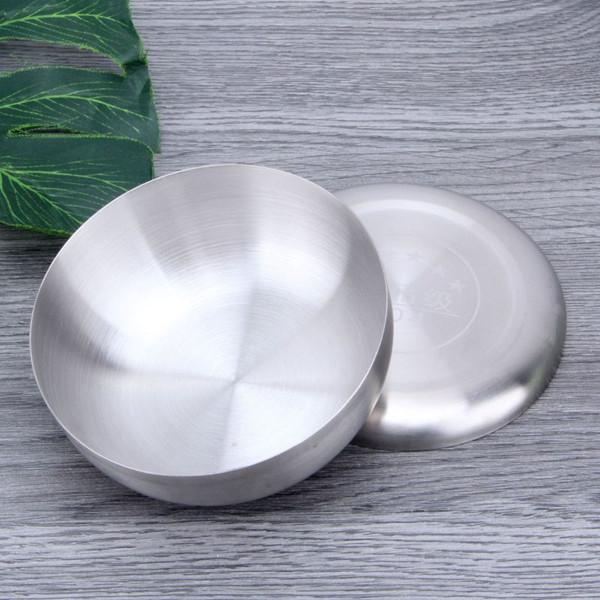  Hot sale Korean Metal Bowl Stainless Steel Rice Bowl With Lid 